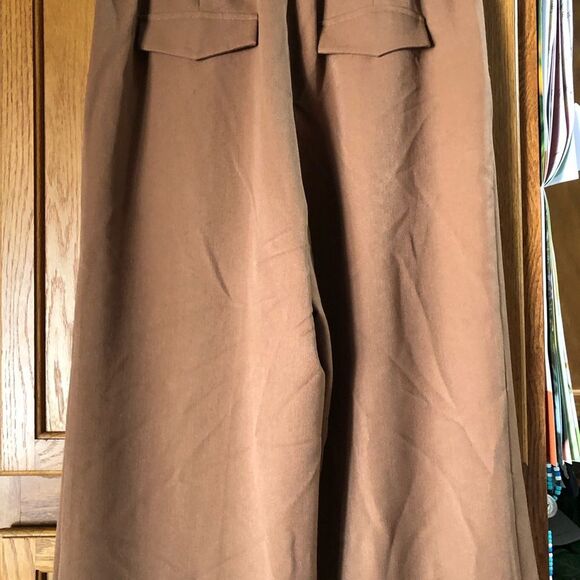 Petite Studio Pleated Wide Leg Pants - L - Picture 10 of 13